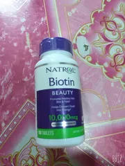 Ảnh đánh giá Viên Uống Mọc Tóc Natrol Biotin 10000 mcg Mỹ - Hỗ Trợ Rụng Tóc, Tóc Khỏe Mạnh, 100 Viên, Vitamin B7 Hữu Ích