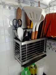 Ảnh đánh giá Kệ Đựng Đũa Dao Kéo Hobby Home Decor KDMT3 Inox 304 Có Khay Hứng Nước – Thiết Kế Gọn Gàng Cho Không Gian Bếp Thêm Ngăn Nắp