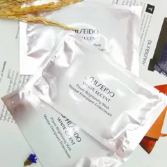 Ảnh đánh giá Mặt nạ Shiseido White Lucent Power Brightening Mask - Dưỡng trắng da, Hộp 6 miếng, Liệu pháp ion hóa, Làm sáng da mọi loại da