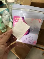 Ảnh đánh giá Bông Tẩy Trang Yusachi Suzuran Nhật Bản - 100% Cotton Tự Nhiên Mềm Mịn, Không Kích Ứng - Túi 200 Miếng Tiện Lợi