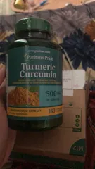 Ảnh đánh giá Tinh Chất Nghệ Vàng Curcumin Puritan's Pride 500mg - Viên Uống Hỗ Trợ Tiêu Hóa, Làm Đẹp Da, 180 Viên của Mỹ