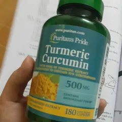 Ảnh đánh giá Tinh Chất Nghệ Vàng Curcumin Puritan's Pride 500mg - Viên Uống Hỗ Trợ Tiêu Hóa, Làm Đẹp Da, 180 Viên của Mỹ