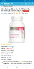 Ảnh đánh giá Viên Bổ Sung Kẽm Bio Island Zinc Úc 120 Viên Cho Trẻ Từ 1 Tuổi Hỗ Trợ Tăng Cường Sức Đề Kháng Và Tiêu Hóa Tốt