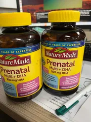 Ảnh đánh giá [Hàng Nhập khẩu] Vitamin tổng hợp dành cho bà bầu Nature Made Prenatal Folic Acid + DHA - 150 viên hỗ trợ sức khỏe mẹ và sự phát triển thai nhi, ngăn dị tật ống thần kinh.