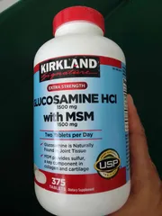 Ảnh đánh giá [Hàng nhập khẩu] Viên uống Glucosamine Kirkland HCL 1500mg với MSM 1500mg - Hỗ trợ xương khớp, hộp 375 viên cho người lớn