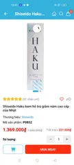 Ảnh đánh giá Kem Hỗ Trợ Giảm Nám Shiseido Haku Nhật Bản - Sáng Da, Ngăn Ngừa Tàn Nhang, Chất Lượng Cao 45g