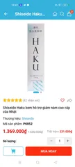 Ảnh đánh giá Kem Hỗ Trợ Giảm Nám Shiseido Haku Nhật Bản - Sáng Da, Ngăn Ngừa Tàn Nhang, Chất Lượng Cao 45g