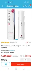 Ảnh đánh giá Kem Hỗ Trợ Giảm Nám Shiseido Haku Nhật Bản - Sáng Da, Ngăn Ngừa Tàn Nhang, Chất Lượng Cao 45g