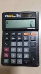 Ảnh đánh giá Máy Tính Cầm Tay Deli EM01320 - Màn Hình LCD Bền Bỉ, Pin Mặt Trời, Tính Toán Nhanh Chóng, Chính Xác, Phù Hợp Cho Học Sinh Văn Phòng