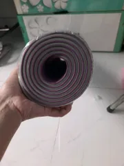 Ảnh đánh giá Thảm Yoga Chống Trượt 2 Lớp 6mm Cao Cấp - Thảm Tập Gym Nữ 100% TPE Không Mùi, Kích Thước 183x61cm, Thoải Mái và An Toàn
