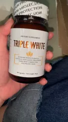 Ảnh đánh giá Viên Uống Hỗ Trợ Trắng Da Dietary Supplement Triple White - Giúp Làm Sáng Da, Chống Nắng Hiệu Quả, Phục Hồi Da Hư Tổn, 1200mg Glutathione