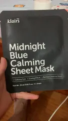 Ảnh đánh giá Mặt nạ thanh lọc làm dịu da Klairs Midnight Blue Calming Sheet Mask - Dành cho da nhạy cảm, hỗ trợ giảm mẩn đỏ và kích ứng, 1 miếng 25ml