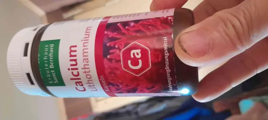 Ảnh đánh giá Canxi hữu cơ tảo biển đỏ biển Sanct Bernhard Đức 120 viên