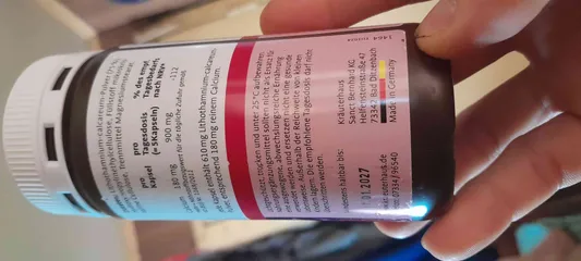 Ảnh đánh giá Canxi hữu cơ tảo biển đỏ biển Sanct Bernhard Đức 120 viên