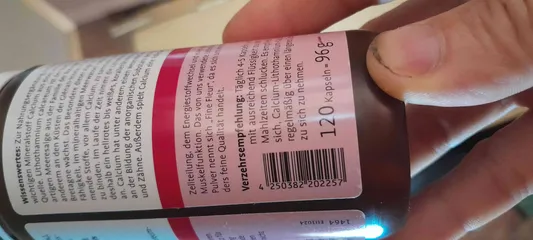 Ảnh đánh giá Canxi hữu cơ tảo biển đỏ biển Sanct Bernhard Đức 120 viên