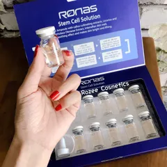 Ảnh đánh giá Tinh Chất Tế Bào Gốc Ronas Stem Cell Solution Hàn Quốc - Serum Dưỡng Da Phục Hồi, Làm Sáng và Tăng Đàn Hồi Da 10 Chai x 5ml