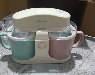 Ảnh đánh giá Máy làm kem mini 2 ngăn Bear BQL-A10E1 1L - Dễ sử dụng, tự làm kem hương vani, socola cho gia đình, giải nhiệt mùa hè