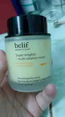 Ảnh đánh giá Mặt Nạ Ngủ Dưỡng Sáng Da Chuyên Sâu Belif Super Knight Multi Vitamin Mask 75ml - Phục Hồi Da Mệt Mỏi, Tươi Tắn, Rạng Rỡ