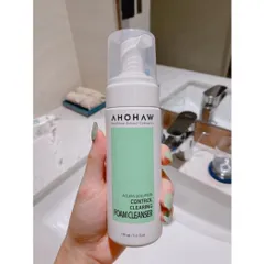 Ảnh đánh giá Sữa Rửa Mặt Kiềm Dầu Ahohaw Control Clearing Foam Cleanser - Làm Sạch Sâu, Ngăn Ngừa Mụn, Phù Hợp Với Da Dầu và Da Mụn 150ml