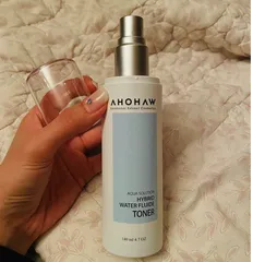 Ảnh đánh giá Nước Hoa Hồng Kiềm Dầu Ahohaw Hybrid Water Fluide Toner 140ml - Cấp Ẩm Sâu, Cân Bằng pH, Dành Cho Da Dầu