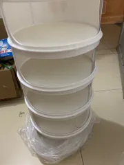 Ảnh đánh giá Lồng Bàn 5 Tầng Giữ Nhiệt Chống Bụi - Giải Pháp Bảo Quản Thức Ăn Tối Ưu, Thiết Kế Tiện Lợi, Dễ Dàng Sử Dụng