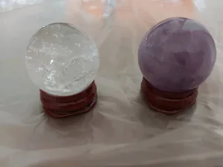 Ảnh đánh giá Quả Cầu Phong Thủy Mini Đá Tự Nhiên Đủ Màu - Quà Tặng May Mắn Cho Người Mệnh Kim, Mộc, Thủy, Hỏa, Thổ