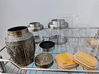 Ảnh đánh giá Bình Đựng Trà Hợp Kim Đồng Hoa Văn Cổ 4 Mùa - Trang Trí Nhà Cửa Sang Trọng, Bảo Quản Trà Tối Ưu