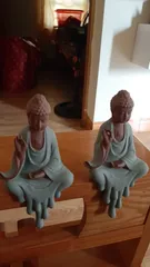 Ảnh đánh giá Tượng Phật A Di Đà Gốm Sứ Tự Nhiên - Vật Phẩm Phong Thủy Thiền Ấn Đẹp Để Thờ Cúng, Cầu Nguyện Bình An và Thịnh Vượng