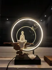 Ảnh đánh giá Tượng Thiền Sư An Nhiên Tự Tại Gốm Trắng Tử Sa - Vật Phẩm Phong Thủy Tinh Xảo Trang Trí Nhà Cửa, Bàn Thờ