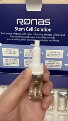 Ảnh đánh giá Tinh Chất Tế Bào Gốc Ronas Stem Cell Solution Hàn Quốc - Serum Dưỡng Da Phục Hồi, Làm Sáng và Tăng Đàn Hồi Da 10 Chai x 5ml