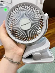 Ảnh đánh giá Quạt Kẹp Xe Đẩy Nôi Dono & Dono Mini Tích Điện - 4 Mức Gió, Thời Gian Sử Dụng 28 Giờ, An Toàn Cho Bé Yêu