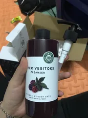 Ảnh đánh giá Sữa Rửa Mặt Rau Củ Quả Super Vegitoks Cleanser 300ml - Tẩy Trang, Chăm Sóc Da, Thải Độc Cho Da Sáng Khỏe, An Toàn Cho Mọi Loại Da