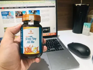 Ảnh đánh giá Viên Đông Trùng Hạ Thảo Hector Nguyên Chất Hộp 30 Viên - Tăng Cường Sinh Lực, Hỗ Trợ Tim Mạch và Đường Hô Hấp