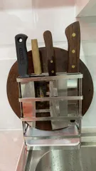 Ảnh đánh giá Kệ Để Dao và Thớt Inox 2 Ngăn Hobby DD2N - Có Khay Hứng Nước Tiện Dụng Cho Nhà Bếp