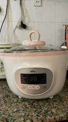 Ảnh đánh giá Nồi Nấu Chậm 1.6L Bear SUBE002 Kèm 3 Thố & Lồng Hấp - Thông Minh Hẹn Giờ, Nấu Cháo, Hấp Tiện Lợi Cho Bé