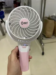 Ảnh đánh giá Quạt Sạc Tích Điện Mini Comet CRF0904 3W - Quạt Cầm Tay 3 Chế Độ Gió, Phù Hợp Mọi Không Gian, Lựa Chọn Hoàn Hảo Mùa Hè