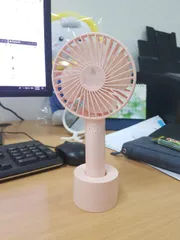 Ảnh đánh giá Quạt Tích Điện Mini Phun Sương Để Bàn Solove N9 - Quạt Mát Cầm Tay Tiện Lợi, Dung Lượng Pin 2000mAh, Phun Sương Mát Lành
