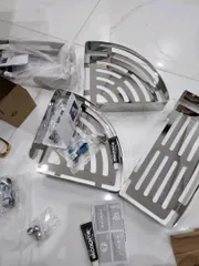 Ảnh đánh giá Kệ Góc Dán Tường Inox Hobby Đa Năng - Nội Thất Tiện Lợi Cho Nhà Bếp và Phòng Tắm, Chất Liệu Inox Cao Cấp Siêu Bền