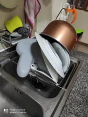Ảnh đánh giá Khay Đựng Đồ Gác Bồn Rửa Chén Hobby KDC3 - Inox Cao Cấp, Tùy Chỉnh Kích Thước Tiện Lợi Cho Bếp Gọn Gàng