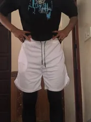 Ảnh đánh giá Quần Đùi Tập Gym Nam Có Lót Legging Thể Thao - Chất Liệu Cotton, Polyester, Đen Camo, Tiện Lợi Với Túi Khóa Kéo