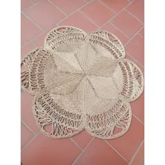Ảnh đánh giá Thảm Cói Hoa Cao Cấp 1.2m - Thảm Trang Trí Nhà Cửa Độc Đáo, Chất Liệu Bền Bỉ, Dễ Vệ Sinh, Phong Cách Hiện Đại