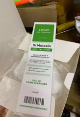 Ảnh đánh giá Sữa Rửa Mặt Giảm Nhờn Mụn Dr.Melaxin Lipino Gel Cleanser - Làm Sạch Da Tự Nhiên, Đặc Biệt Cho Da Dầu và Da Mụn 15ml