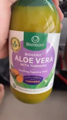 Ảnh đánh giá Nước ép nha đam Lifestream Biogenic Aloe Vera và nghệ - Hỗ trợ tiêu hóa tự nhiên, tăng cường sức khỏe hệ tiêu hóa 500ml