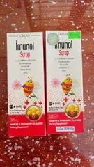 Ảnh đánh giá Siro Tăng Cường Miễn Dịch Cho Trẻ Imunol Syrup Orzax - Hỗ Trợ Betaglucan, Vitamin C, Kẽm, Dễ Uống Cho Bé từ 1 Tuổi