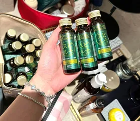 Ảnh đánh giá Nước Uống Hayari Spirulina 300 Triệu Siêu Vi Tảo - Chống Lão Hóa, Tăng Cường Sức Khỏe & Làm Đẹp Da, Hộp 10 Chai 50ml