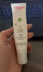 Ảnh đánh giá Kem dưỡng Topicrem AC Active Care giảm mụn, mờ thâm hiệu quả - Chăm sóc da dầu, nhạy cảm, 40ml, xuất xứ Pháp