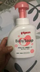 Ảnh đánh giá Sữa Tắm Gội Pigeon Baby Soap Nhật Bản - Sản Phẩm Dịu Nhẹ Cho Trẻ Sơ Sinh, Không Chất Bảo Quản, 500ml
