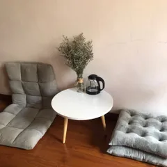Ảnh đánh giá Bàn Trà Chân Gỗ Sồi Màu Trắng Hiện Đại - Thiết Kế Đơn Giản, Sang Trọng cho Không Gian Nhỏ Gọn, Phù Hợp Nội Thất Thời Thượng