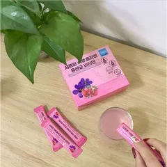 Ảnh đánh giá Bột collagen lựu đỏ nhụy hoa nghệ tây Saffron Bio Cell Hàn Quốc