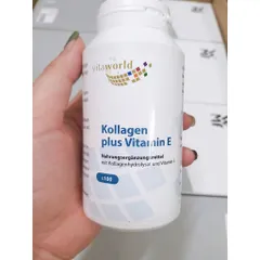 Ảnh đánh giá Viên uống Kollagen Plus Vitamin E Vitaworld - Hỗ trợ làm đẹp da, trẻ hóa hiệu quả, duy trì độ đàn hồi và ẩm cho da, 100 viên